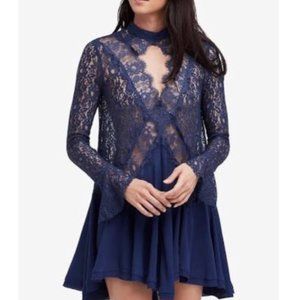 Free People Tell Tale Lace Dress - Size M
